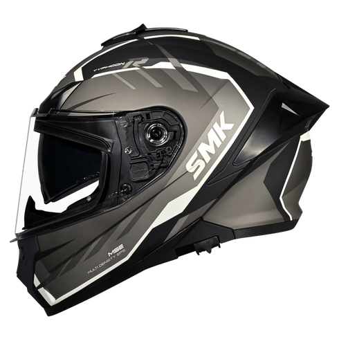 SMK Typhoon Aerot Helmet - MA266 (Metallic Grey)