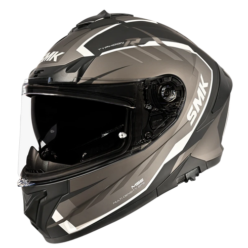 SMK Typhoon Aerot Helmet - MA266 (Metallic Grey)