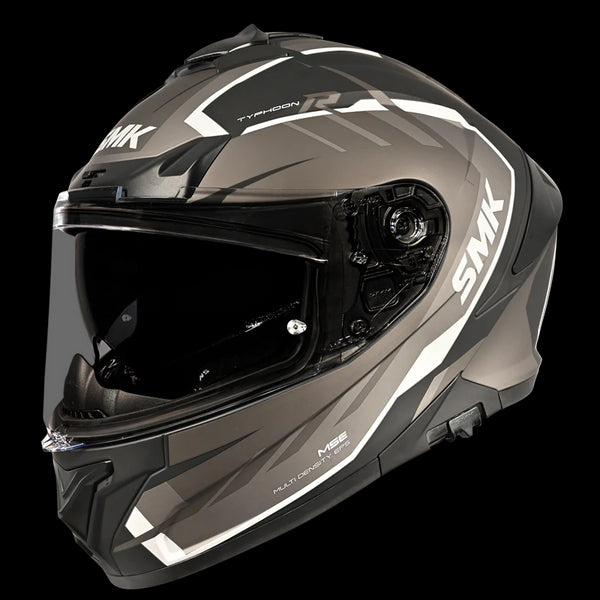 SMK Typhoon Aerot MA266 Helmet - Metallic Grey
