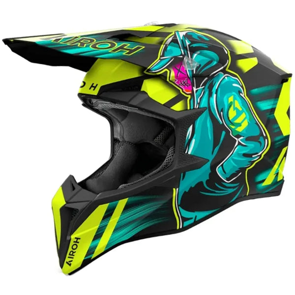 Airoh Wraaap Cyber - Yellow Matt