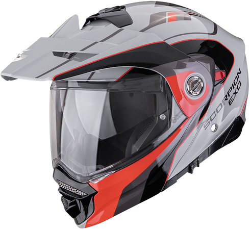 Scorpion ADX-2 Kamps Helmet - Grey/Red