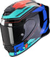 Scorpion EXO-R1 Evo Air Blaze Helmet - Black/Blue/Red