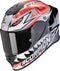 Scorpion EXO-R1 Evo Air Zaccone Replica Helmet - Silver/Black/Red