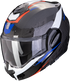 Scorpion EXO-Tech Evo Carbon Rover Flip Up - Black/Red/Blue