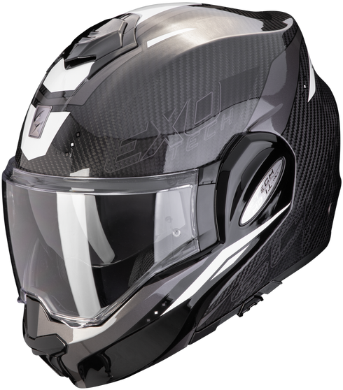 Scorpion EXO-Tech Evo Carbon Rover Flip Up - Black/White