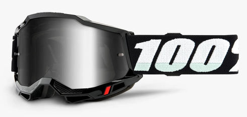 100% Accuri 2 Goggle - Black/Silver Mirror Lens