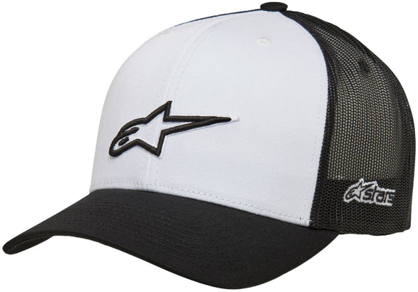 Alpinestars Ageless Outline Trucker Hat - White/Black