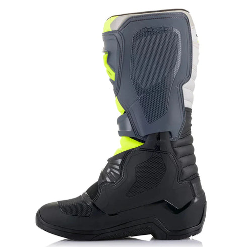 Alpinestars Tech 3 Boots - Black/Cool Grey/Yellow Fluo