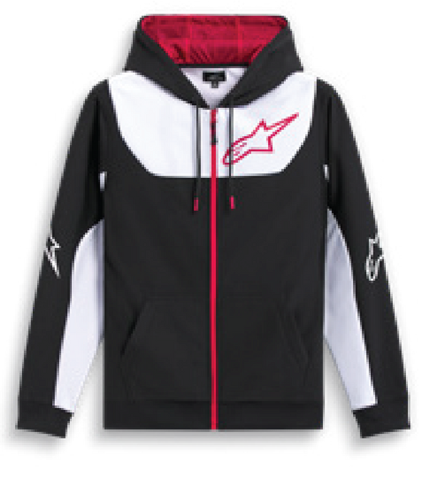 Alpinestars Sessions V3 Zip Up Hoodie - Black/Red/White