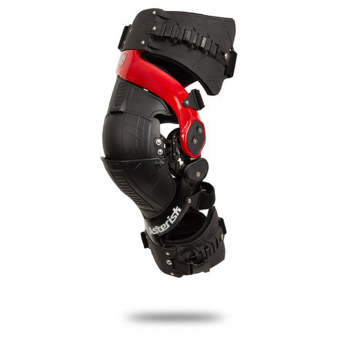 Asterisk Junior Ultra Cell 3.0 Knee Braces - Red/Black