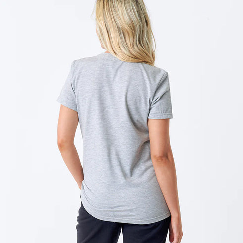 Fox Racing Ladies Atlas SS T-Shirt - Grey Melange