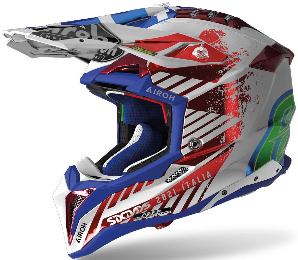 Airoh 2022 Aviator 3 Six Days Helmet - Italy 2021 – Bike Kings