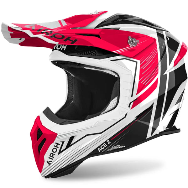 Airoh 2024 Aviator Ace 2 Engine Helmet Red Gloss