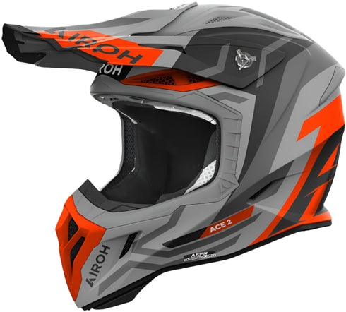 Airoh 2024 Aviator Ace 2 Ground Helmet - Orange Matt