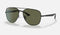 Ray-Ban Aviator Black with Green Lenses