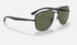 Ray-Ban Aviator Black with Green Lenses