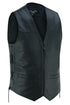 NEXO Charlie Leather Waistcoat/Vest - Black