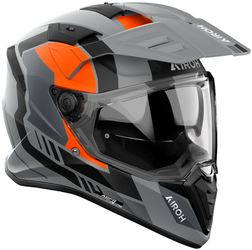 Airoh 2026 Bandit Horn Helmet - Orange Matt
