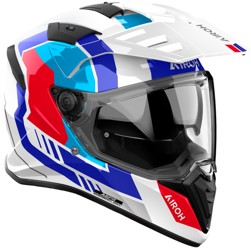 Airoh 2026 Bandit Horn Helmet - White Gloss