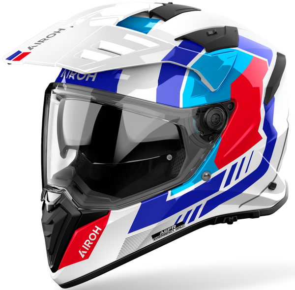 Airoh 2026 Bandit Horn Helmet - White Gloss