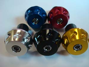 Trickbitz Dome Shape CNC Anodized Handlebar End Weight