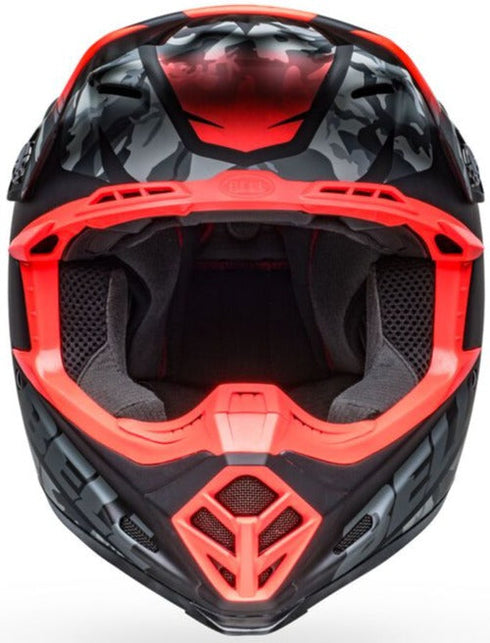 Bell Moto-9 MIPS Venom Helmet - Black Camo/Red Matt