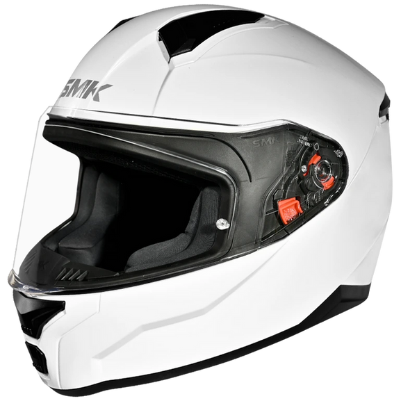 SMK Bionic Adult Solid Helmet - GL100 (White)
