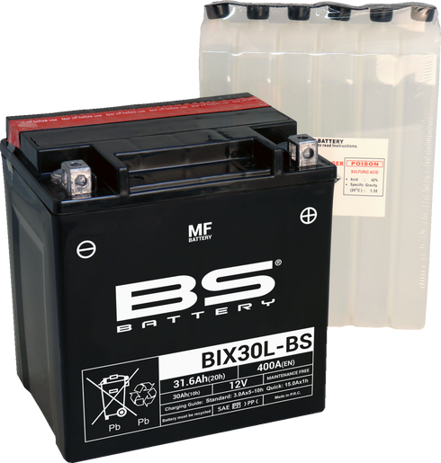 BS M/Free Battery - BIX30L-BS