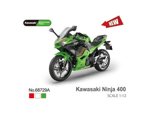 MSZ 1:12 Motorcycle Scale Model - Kawasaki Ninja 400 (2023)