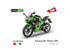 MSZ 1:12 Motorcycle Scale Model - Kawasaki Ninja 400 (2023)