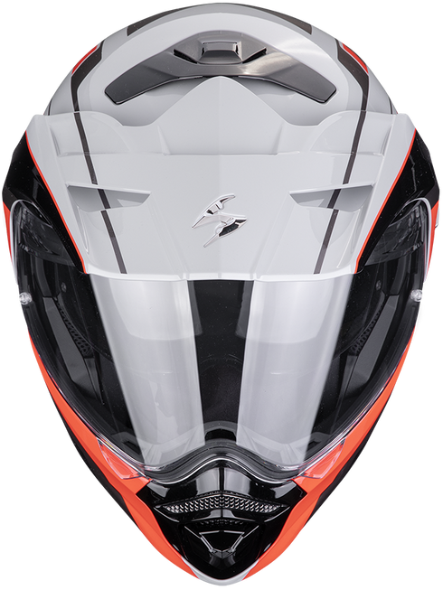 Scorpion ADX-2 Kamps Helmet - Grey/Red