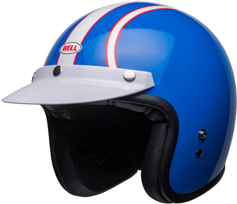 Bell 2023 Custom 500 Six Day McQueen Helmet - Blue/White