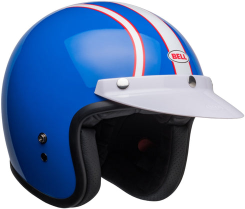 Bell 2023 Custom 500 Six Day McQueen Helmet - Blue/White