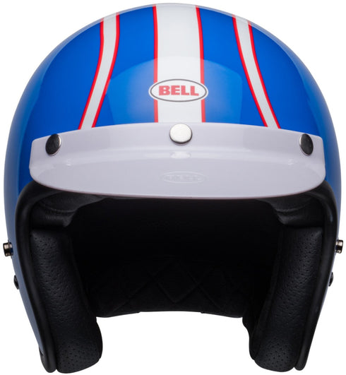 Bell 2023 Custom 500 Six Day McQueen Helmet - Blue/White