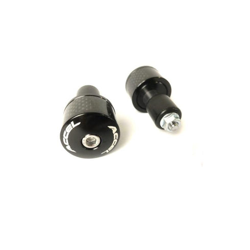 Trickbitz Round Handlebar End Weight with Carbon Inlay