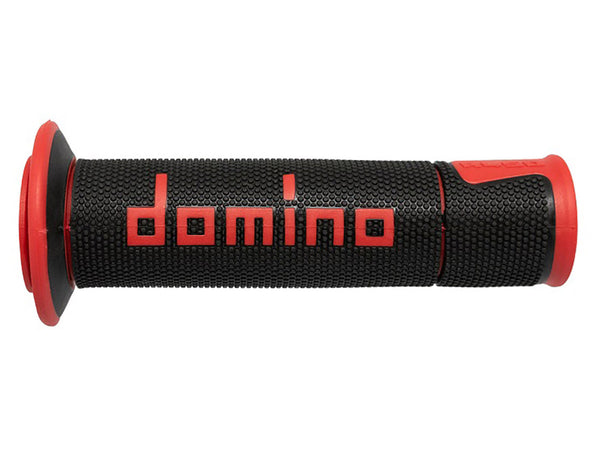 Domino A450 Road Racing Grip - Black/Red — Parts & Accessories (image 1 of 2)