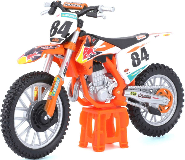 Bburago 1/18 Scale Model - KTM 450 SX-F Factory Ed (2018)