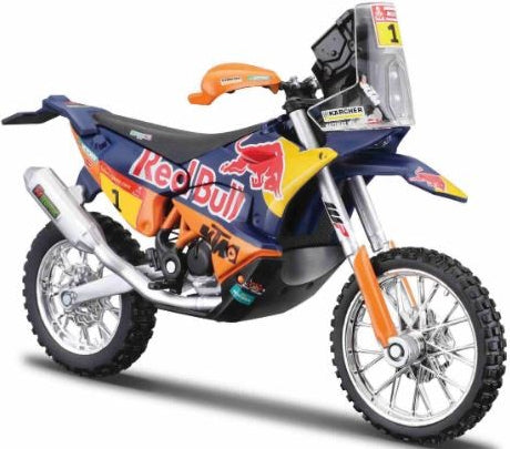 Bburago 1/18 Scale Model - KTM 450 Rally Dakar (2019)