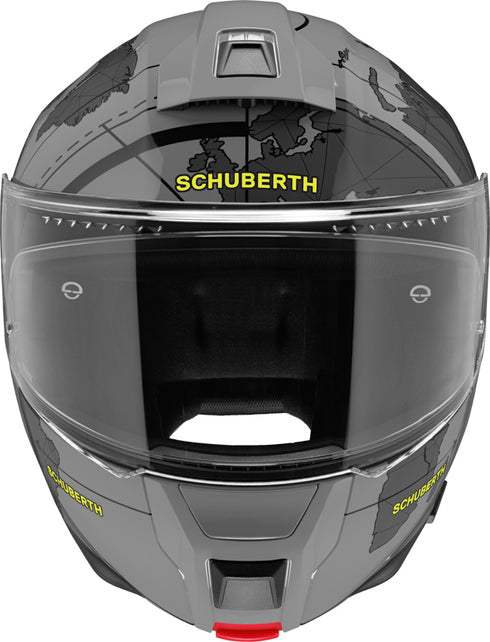 Schuberth C5 Globe Helmet - Grey — Motorcycle Helmets (image 3 of 13)