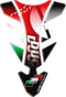 One Design Ducati Future Tank Pad - Red/Black/Green