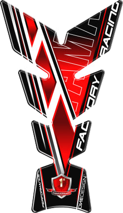 One Design Yamaha Moon Tank Pad - Red/White/Black