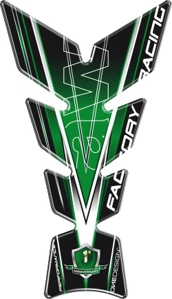 One Design Kawasaki Moon Tank Pad - Green/Black/White