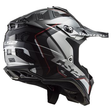 LS2 MX700 Subverter Evo II Arched Helmet - Black