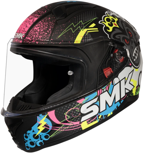 SMK Youth Bionic Chimpz Helmet - MA264 (Black/Multi)
