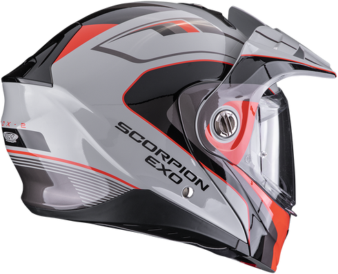 Scorpion ADX-2 Kamps Helmet - Grey/Red