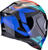 Scorpion EXO-R1 Evo Air Blaze Helmet - Black/Blue/Red
