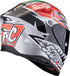 Scorpion EXO-R1 Evo Air Zaccone Replica Helmet - Silver/Black/Red