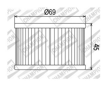Champ Oil Filter - COF011 - Honda