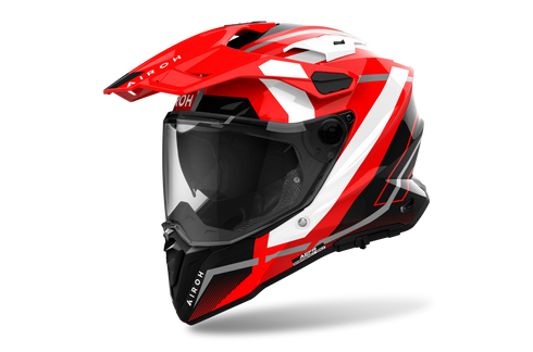 Airoh 2024 Commander 2 Mavick Helmet - Red Gloss — Motorcycle Helmets (image 1 of 3)
