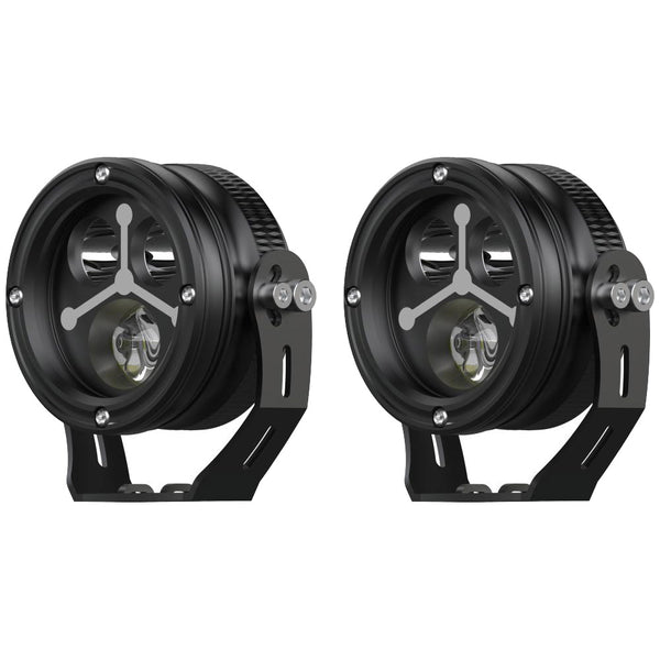 Desert Fox Raptor Pro RP2 Precision Motorcycle LED Spot Light Kit